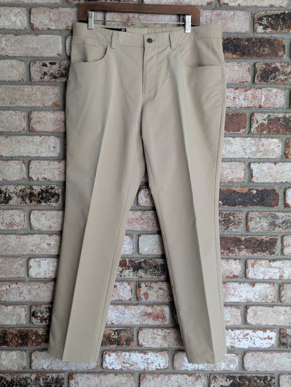 International Concepts Slim Fit Tan Pants Size 33W 30L